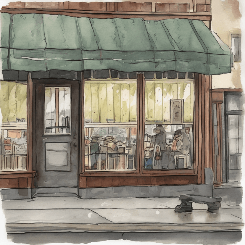 Pullman library window flyer